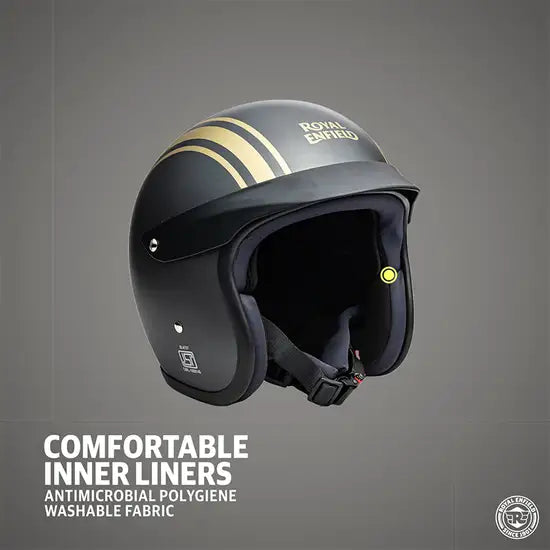 ROYAL ENFIELD SUN PEAK OPEN FACE LIGHTWEIGHT HELMET - ATHENA GREY