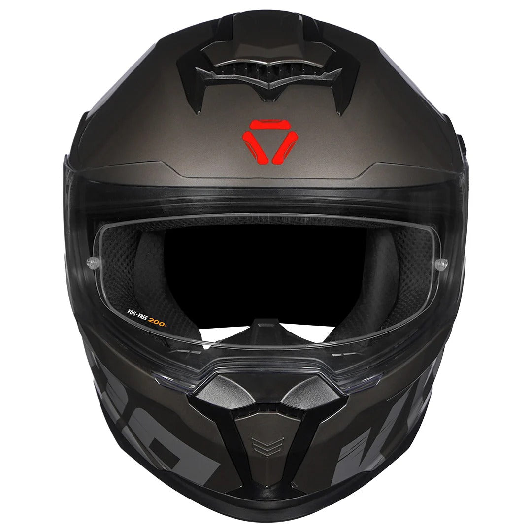 KORDA SONIC GP ZHARK HELMET - BLACK & WHITE