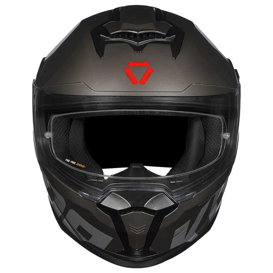 KORDA SONIC GP ZHARK HELMET - BLACK & WHITE