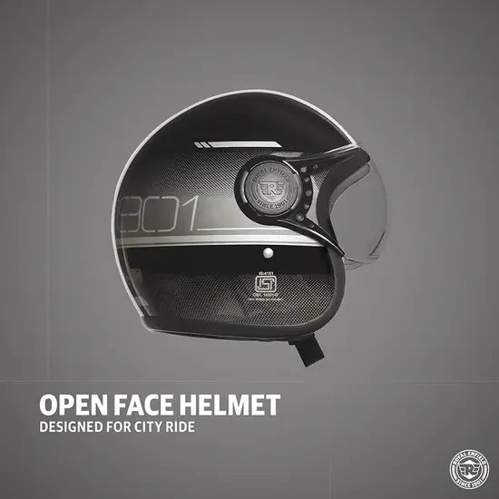 ROYAL ENFIELD JET OPEN FACE MLG NEO HELMET - GREY