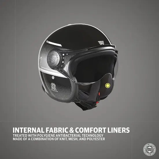 ROYAL ENFIELD JET OPEN FACE MLG NEO HELMET - GREY