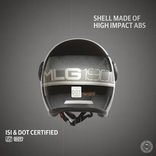 ROYAL ENFIELD JET OPEN FACE MLG NEO HELMET - GREY