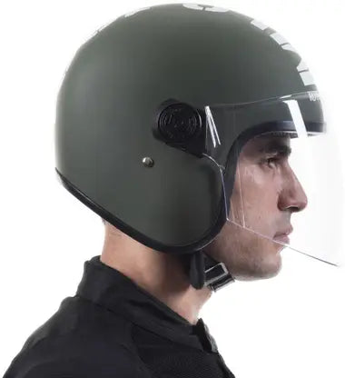 ROYAL ENFIELD OPEN FACE MLG - MATT BATTLE GREEN
