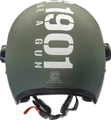 ROYAL ENFIELD OPEN FACE MLG - MATT BATTLE GREEN