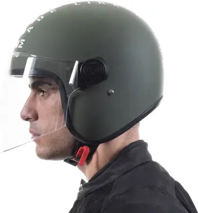 ROYAL ENFIELD OPEN FACE MLG - MATT BATTLE GREEN
