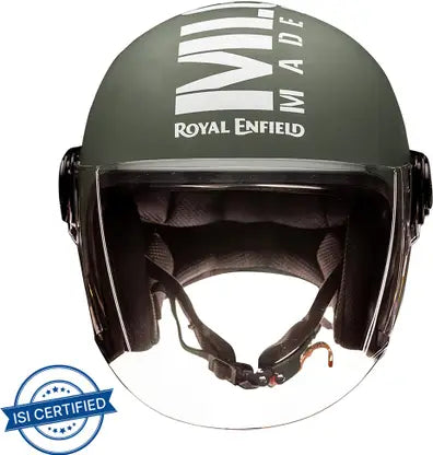 ROYAL ENFIELD OPEN FACE MLG - MATT BATTLE GREEN