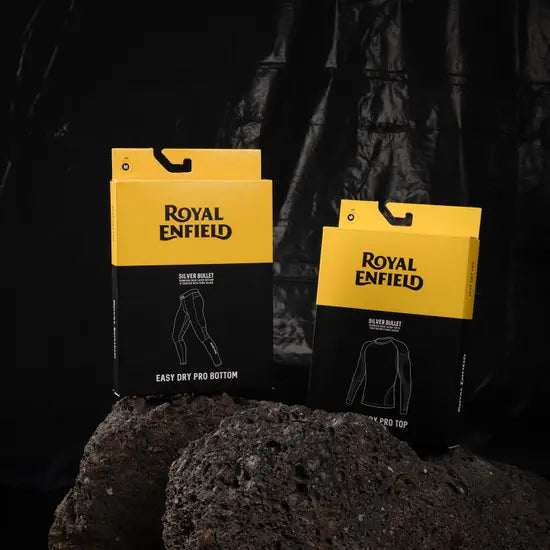 ROYAL ENFIELD SEAMLESS BOTTOM BASE LAYER - DARK GREY MELANGE
