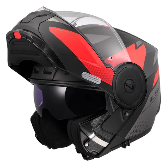LS2 FF902 SCOPE II DURIA HELMET - MATT BLACK RED