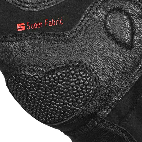KORDA HYBRID RIDING GLOVES - BLACK