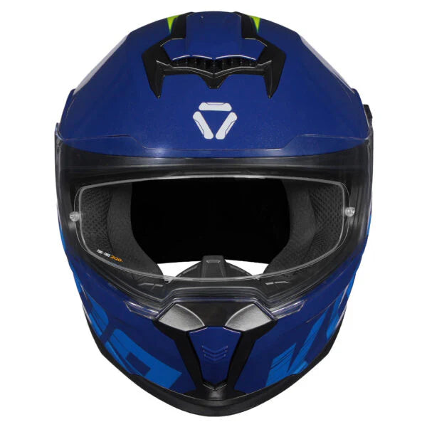 KORDA SONIC GP ZHARK HELMET - WHITE BLUE