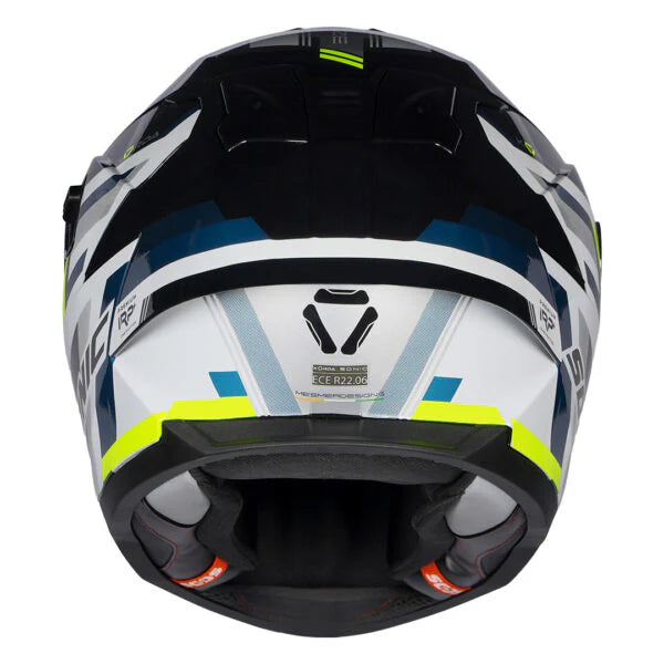KORDA SONIC GP MOZE HELMET - GREY FLO YELLOW