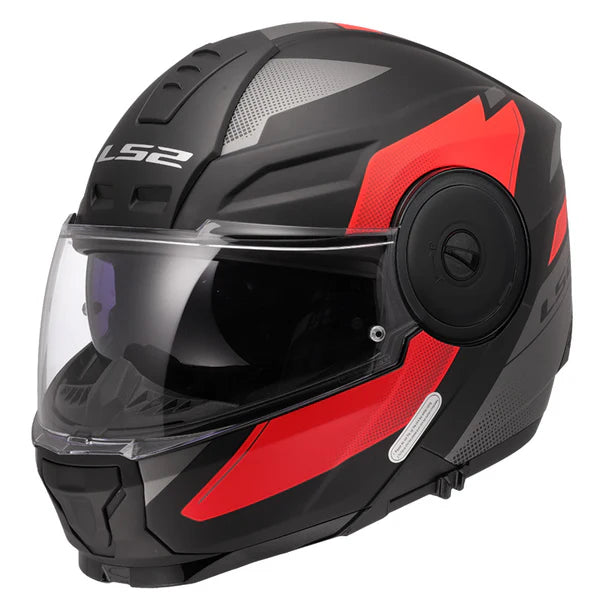 LS2 FF902 SCOPE II DURIA HELMET - MATT BLACK RED