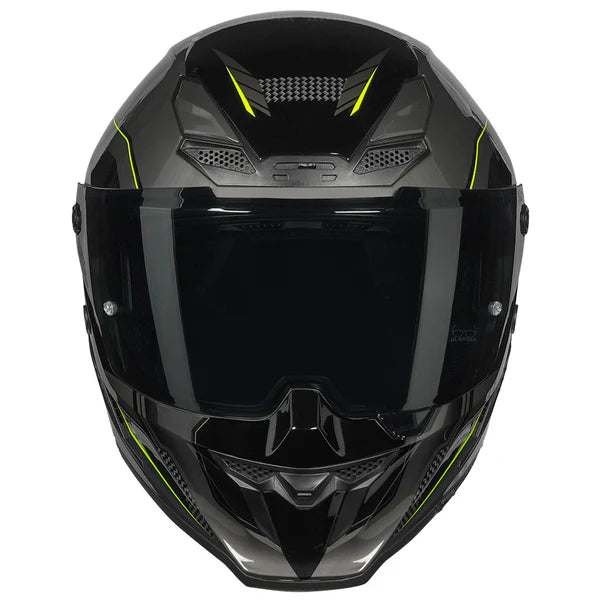 KORDA ICON STRIKE HELMET - GLOSS FLO YELLOW