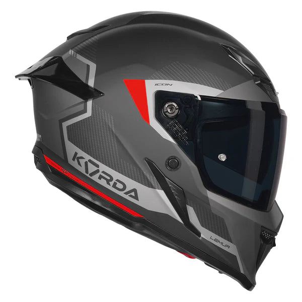 KORDA ICON LEMUR B HELMET -  MATT RED